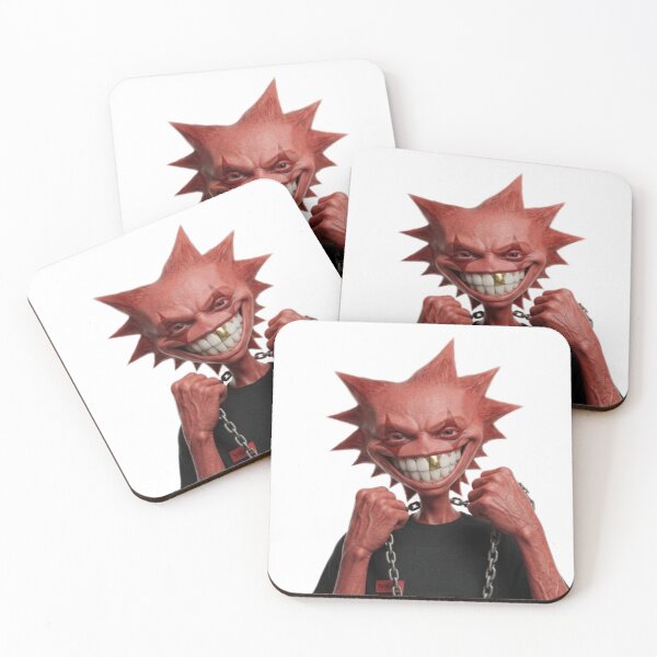 Item preview, Creepy Red Demon Clown Streetwear Art designed and sold by ogduckboy.