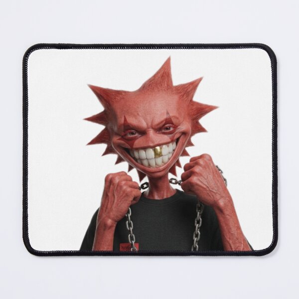 Item preview, Creepy Red Demon Clown Streetwear Art designed and sold by ogduckboy.