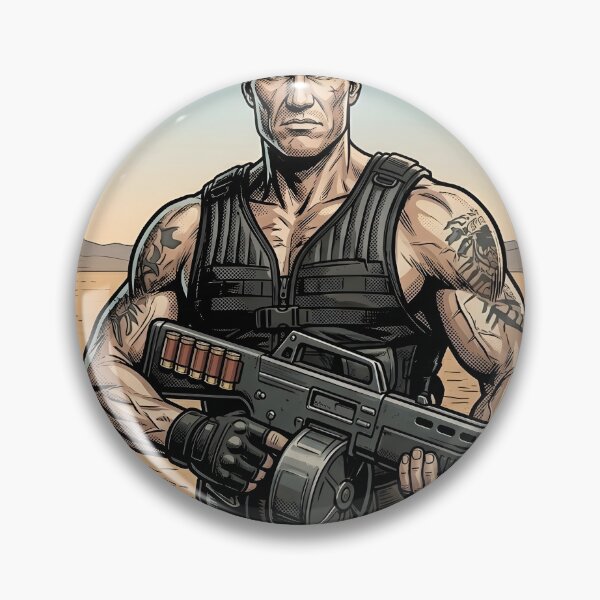 Item preview, Tactical Desert Mercenary Shotgun Action Comic designed and sold by PowerArtUa.