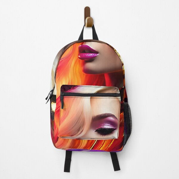Item preview, Neon Gold Glamour - Ethereal Blonde Portrait designed and sold by ToxicInkArt.