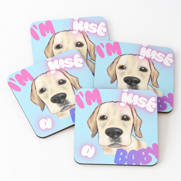 Item preview, dog puppy sticker designed and sold by drunkfroggy.