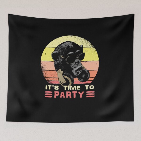 Item preview, Party Monkey Sunglasses Retro Sunset Design designed and sold by marke770.