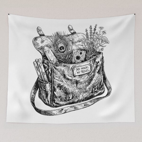 Item preview, Curated Mystic Satchel - Eclectic Witch designed and sold by bapupa.
