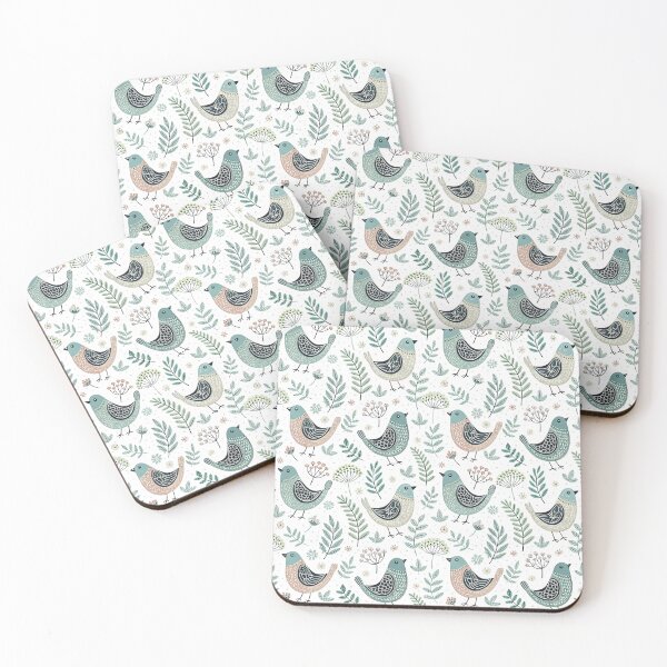 Item preview, Garden Bird Folk Symbols | Scandinavian Garden Design designed and sold by Shuga-Design.