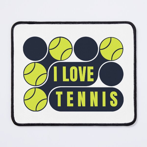 Item preview, I Love Tennis Bold Graphic T-Shirt Tennis Player Gift Court Tee designed and sold by oonproducts.