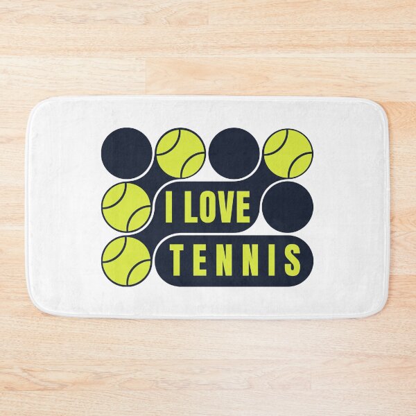 Item preview, I Love Tennis Bold Graphic T-Shirt Tennis Player Gift Court Tee designed and sold by oonproducts.