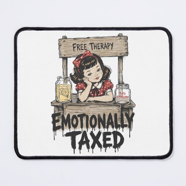 Item preview, Emotionally Taxed designed and sold by fathi Illustration.