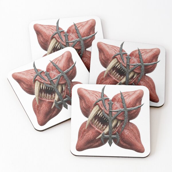 Item preview, Dark Fantasy Monster Mouth Metal Sigil Art designed and sold by ogduckboy.