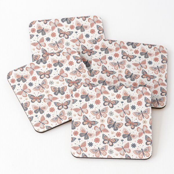 Item preview, Nordic Butterfly Symbols | Scandinavian Garden Folk designed and sold by Shuga-Design.