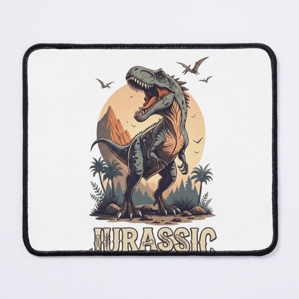 Item preview, Jurassic Era – Roaring Dinosaur Vintage Adventure T-Shirt Design Main Tag: designed and sold by PixeoCreatives.