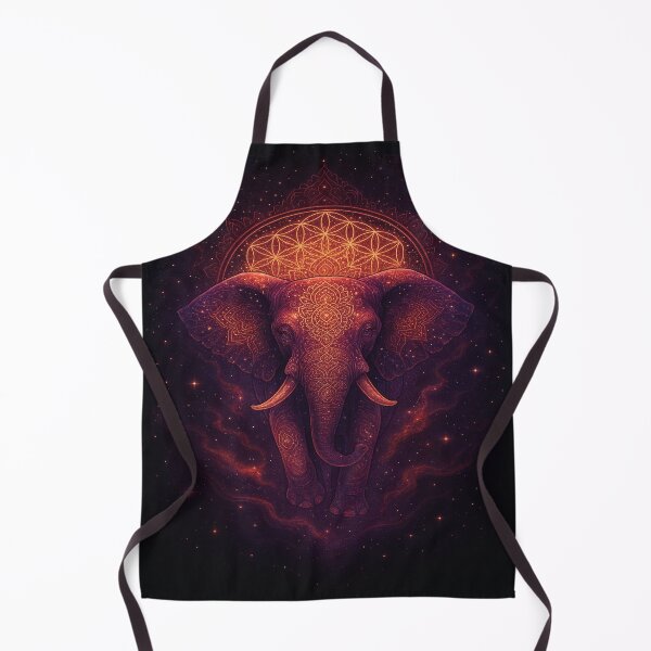Item preview, Quantum Elephant Cosmic Mandala Art designed and sold by NoNameDrops.