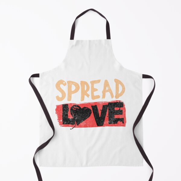 Item preview, Spread Love Retro Heart Typography Design designed and sold by PrintandJoy.