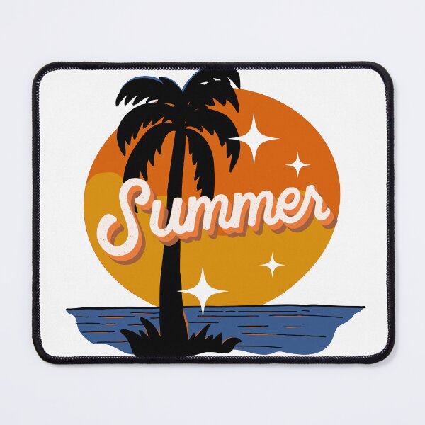 Item preview, Summer Retro Tropical Palm Tree Sunset Design designed and sold by SmartMoneyMugs .