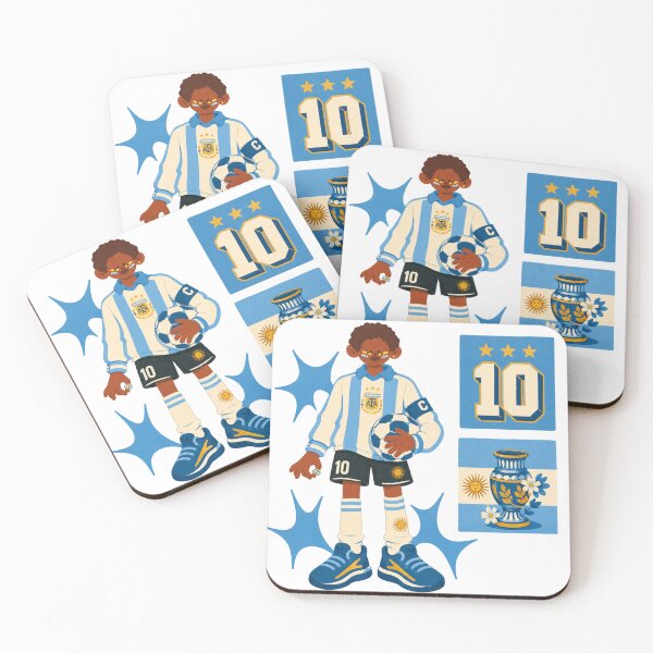 Item preview, Argentina Football Number 10 Fan Vibes designed and sold by Oniyasha.