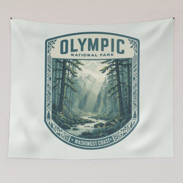 Item preview, Olympic National Park designed and sold by Aise06.