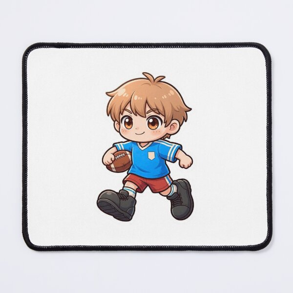 Item preview, Chibi Football Player Sticker | Cartoon Soccer Kid Design designed and sold by Pandey14.