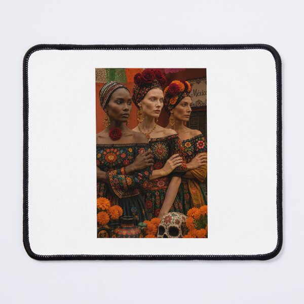 Item preview, Mexican Heritage & Folk Art Elegance Wall Print designed and sold by marianka91.
