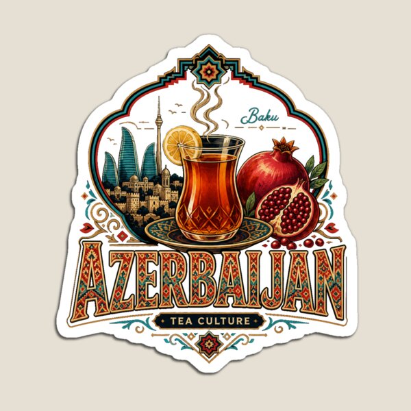 Item preview, Vintage Azerbaijan Travel Souvenir Landmark Gift designed and sold by MichaeIRellov.