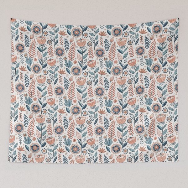 Item preview, Nordic Floral Motifs | Scandinavian Folk Garden designed and sold by Shuga-Design.