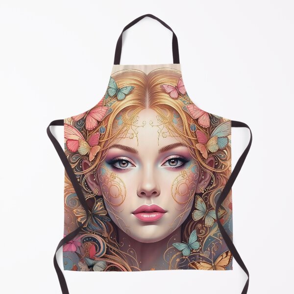 Item preview, Ethereal Butterfly Dreams: Fairy Tale Portrait designed and sold by ToxicInkArt.