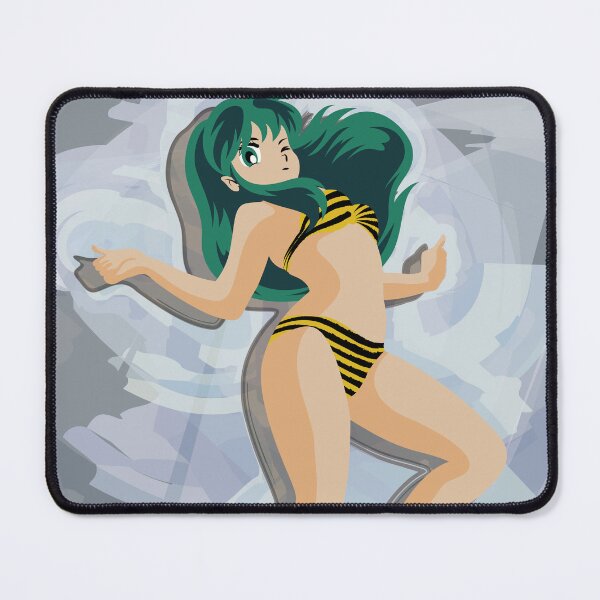 Item preview, Alien in a Tiger Bikini with Green Hair – Retro 80s Anime Girl Vector Abstract Background designed and sold by Keltoi-art.