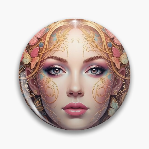 Item preview, Ethereal Butterfly Dreams: Fairy Tale Portrait designed and sold by ToxicInkArt.