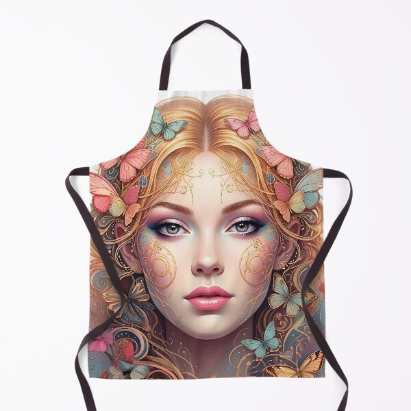 Item preview, Ethereal Butterfly Dreams: Fairy Tale Portrait designed and sold by ToxicInkArt.