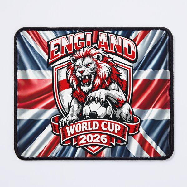 Item preview, English flag with lion and football designed and sold by LoneAngel.