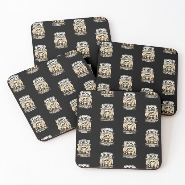 Item preview, Professional Dog Negotiator Payment Accepted In Treats Funny Dog Groomer Vintage Design designed and sold by Rudinho102.