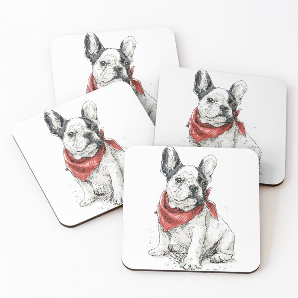 Item preview, French Bulldog Wearing a Bandana designed and sold by aisavvymums.