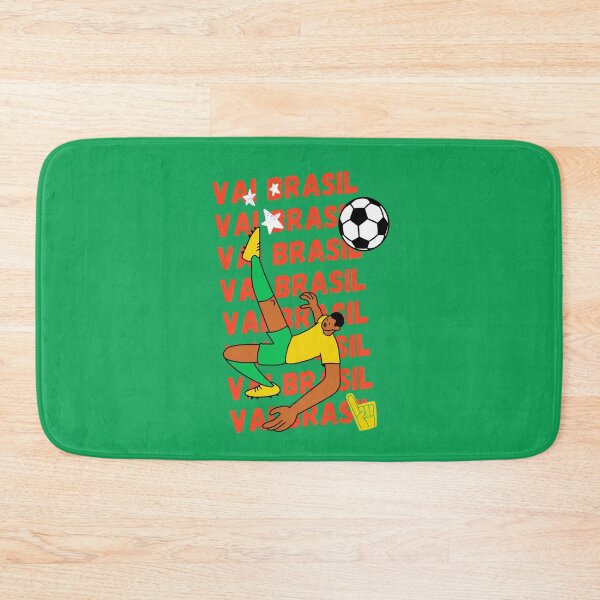 Item preview, Brazil Football Vai Brasil Soccer Fan designed and sold by Oniyasha.