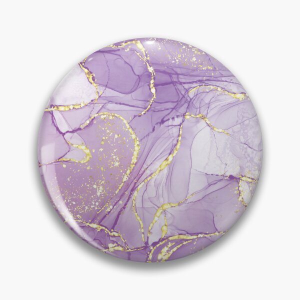 Item preview, Abstract Luxury Purple Gold Ink Pattern designed and sold by AneissPiaf.