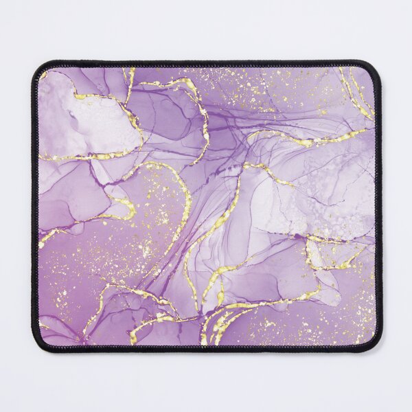 Item preview, Abstract Luxury Purple Gold Ink Pattern designed and sold by AneissPiaf.