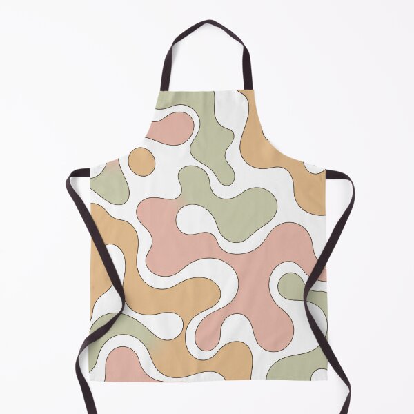 Item preview, Boho Abstract Blob Pattern Sage Pink Neutral Tones designed and sold by DjFreeq.