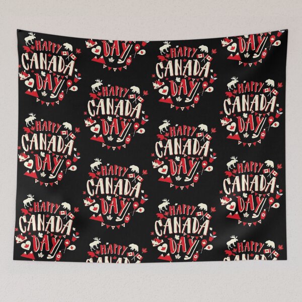 Item preview, Happy Canada Day Canadian Flag Maple Moose Patriotic designed and sold by camronrufuh.