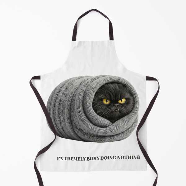 Item preview, Funny Cat Gift Extremely Busy Doing Nothing Black Cat Humor Shirt designed and sold by Dev Mode.