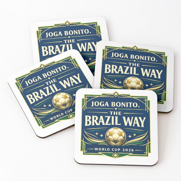 Item preview, Joga Bonito The Brazil Way Brazil Football 2026 Premium Soccer Fan Design designed and sold by rebuZZ-Apparels-The Minimalistic Buzz.