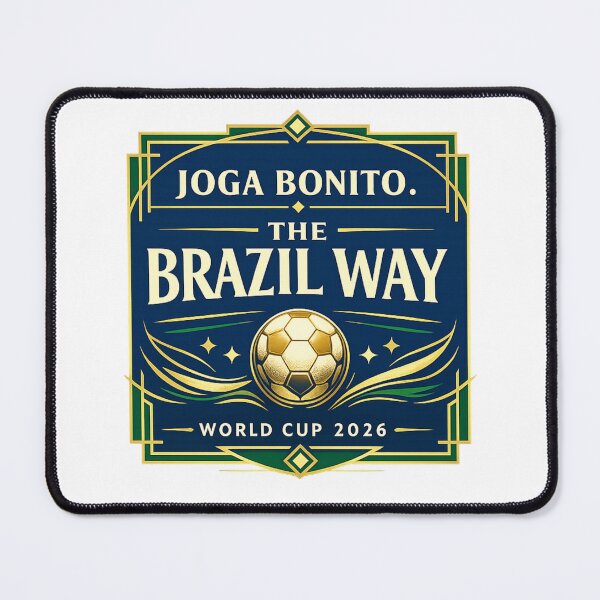 Item preview, Joga Bonito The Brazil Way Brazil Football 2026 Premium Soccer Fan Design designed and sold by rebuZZ-Apparels-The Minimalistic Buzz.