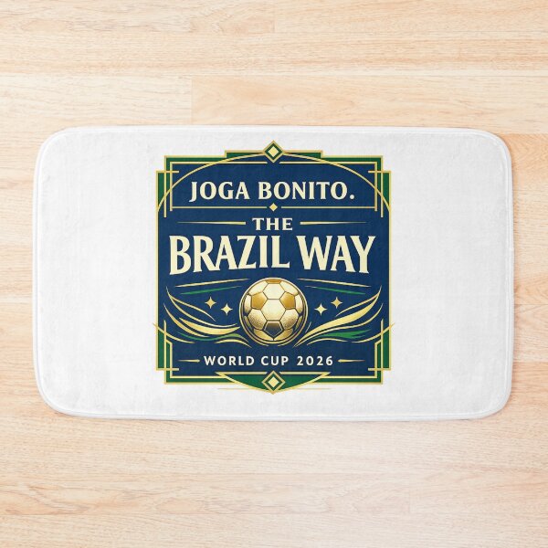 Item preview, Joga Bonito The Brazil Way Brazil Football 2026 Premium Soccer Fan Design designed and sold by rebuZZ-Apparels-The Minimalistic Buzz.