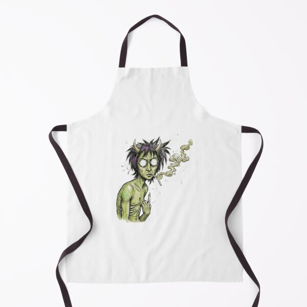 Item preview, Edgy Green Demon Rocker Sketch Art designed and sold by ogduckboy.
