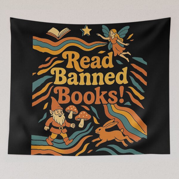 Item preview, Read banned books - Fantasy designed and sold by AbbeyThorn.