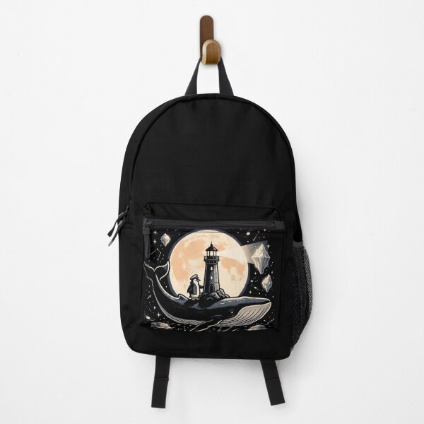 Item preview, Cosmic Whale – Surreal Lighthouse Design designed and sold by Dogandesighn.