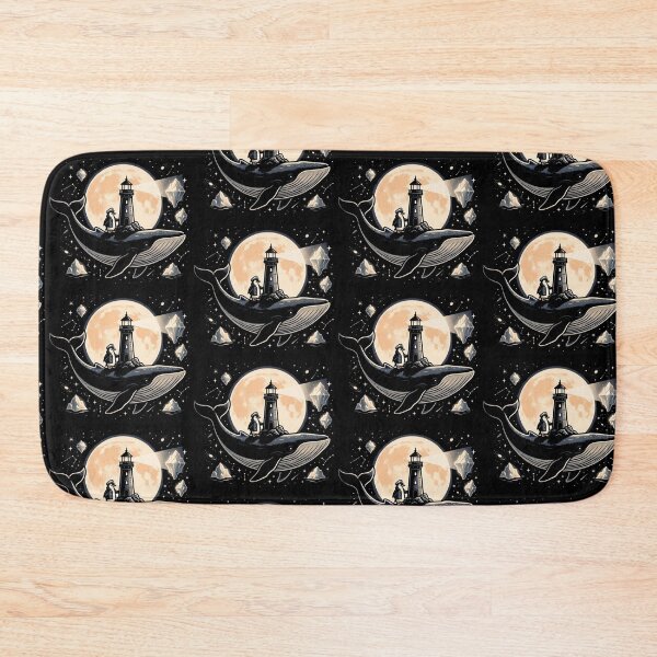 Item preview, Cosmic Whale – Surreal Lighthouse Design designed and sold by Dogandesighn.