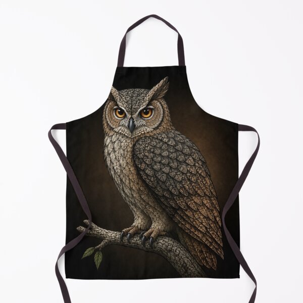 Item preview, Mystic Owl – Intricate Woodland Guardian Art designed and sold by Karszul.