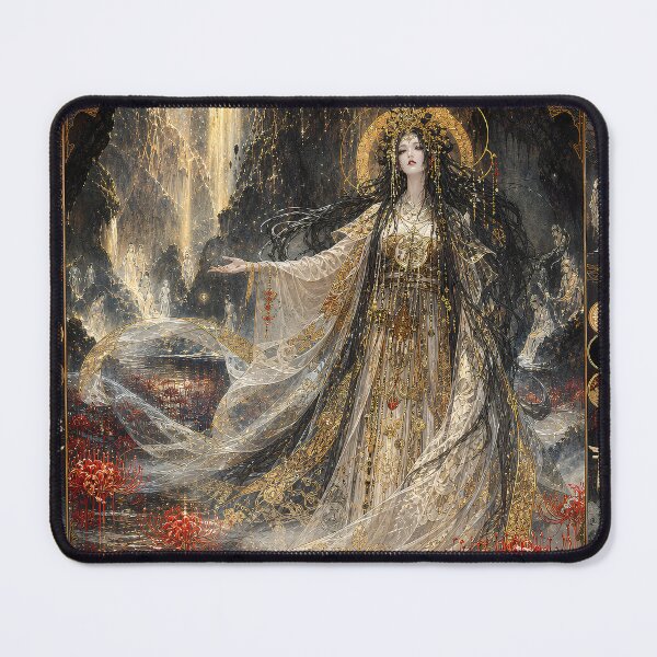 Item preview, Izanami-no-Mikoto, Queen of Yomi | Japanese Goddess of the Underworld Art designed and sold by Stoneflower-Art.