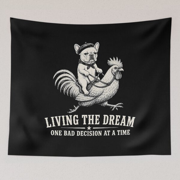 Item preview, Living The Dream One Bad Decision At A Time designed and sold by zoes-ink.