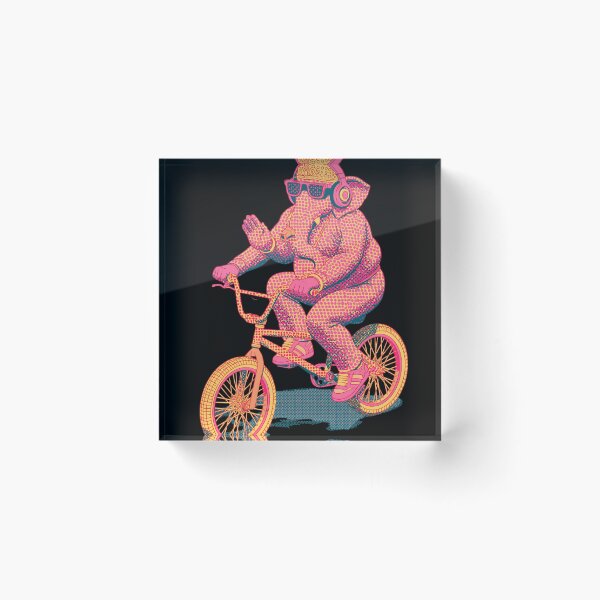 Item preview, Ganesha BMX Bike Rider Retro Halftone Pop Art designed and sold by PANNARUK THAILAND.