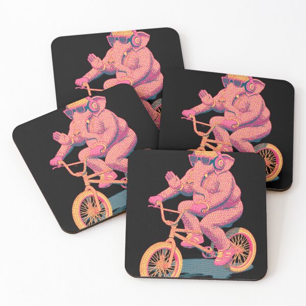 Item preview, Ganesha BMX Bike Rider Retro Halftone Pop Art designed and sold by PANNARUK THAILAND.