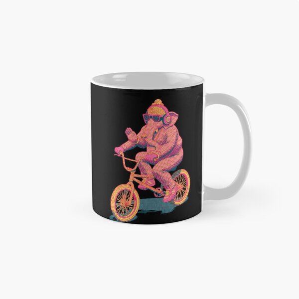 Item preview, Ganesha BMX Bike Rider Retro Halftone Pop Art designed and sold by PANNARUK THAILAND.