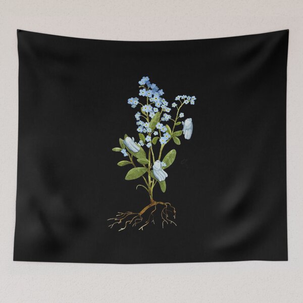 Item preview, Forget Me Not Botanical Illustration Study designed and sold by katherineblower.